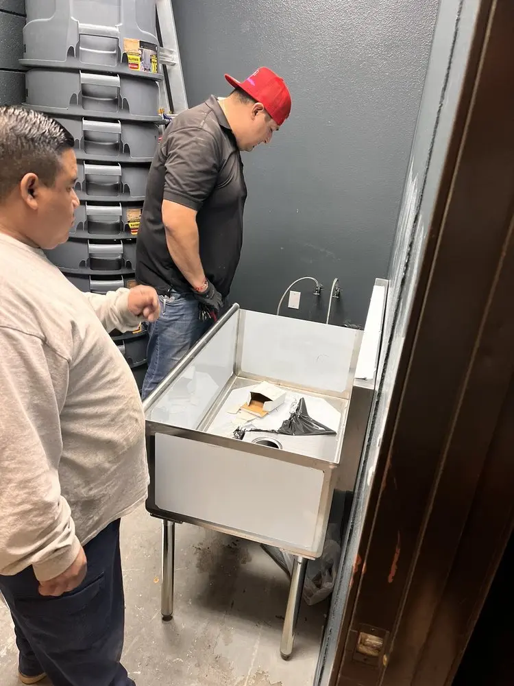 Commercial plumbing and sink installation in Vineland